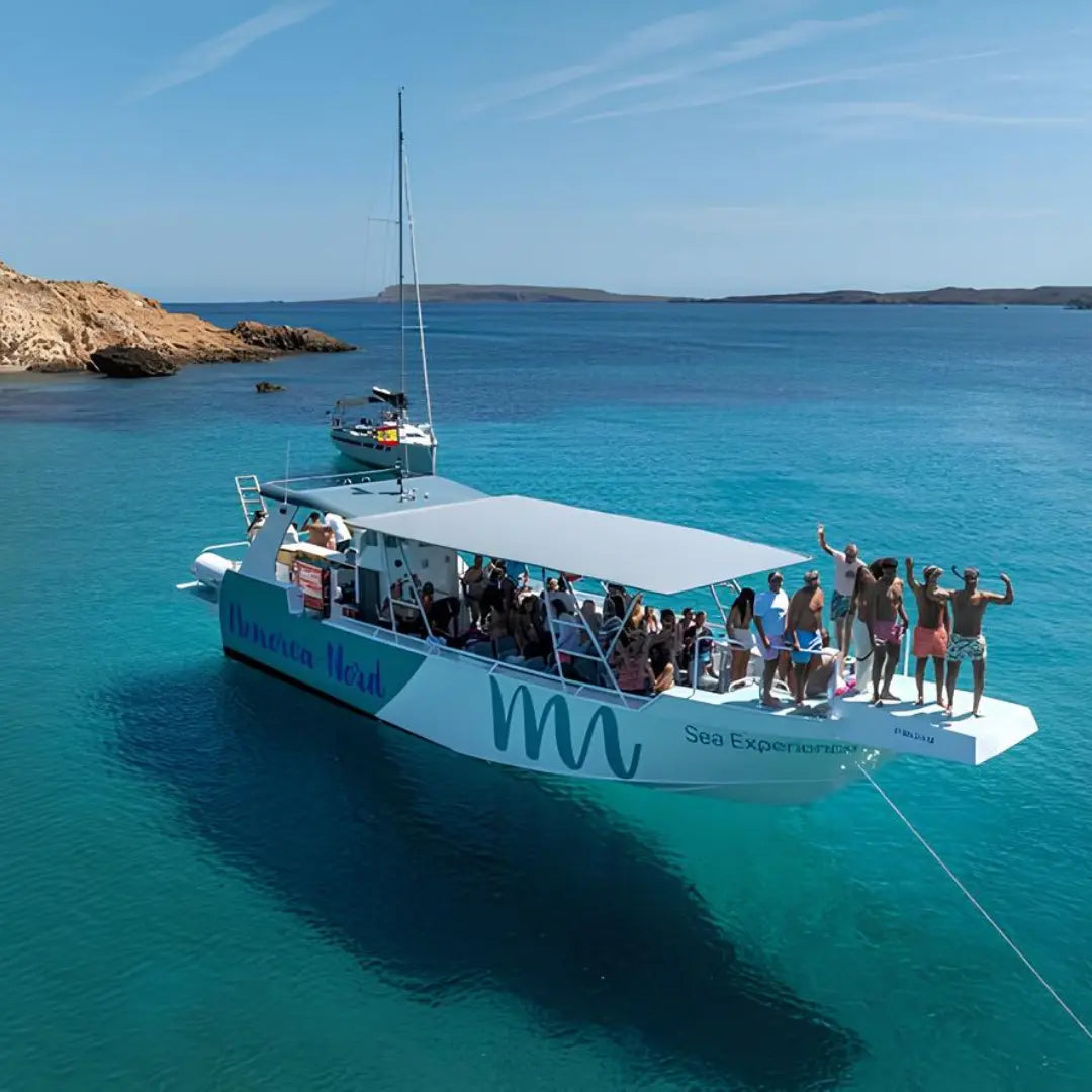Exursion en Barca en zona Menorca Nord